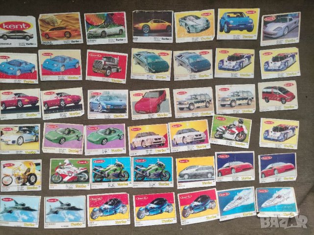 Продавам много картинки от дъвки  Турбо, снимка 5 - Колекции - 37895324