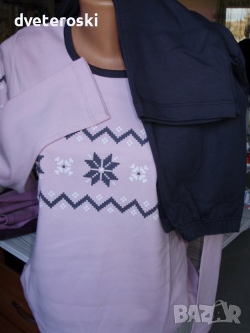 Дамска пижама интерлог размер С, М и L, снимка 1 - Пижами - 39051730
