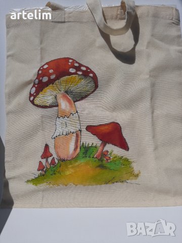 Рисувана торбичка, снимка 2 - Чанти - 36937973