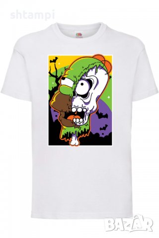 Детска тениска The Simpsons Homer Simpson 02,Halloween,Хелоуин,Празник,Забавление,Изненада,Обичаи,, снимка 2 - Детски тениски и потници - 38158233