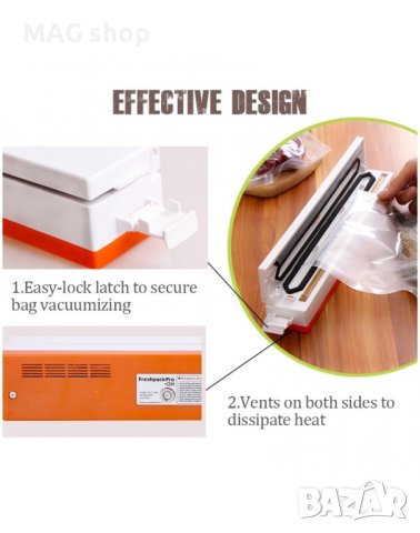 ПРОМО! Машина за вакуумиране и запечатване на храна Уред вакуум, снимка 2 - Друго търговско оборудване - 43173066