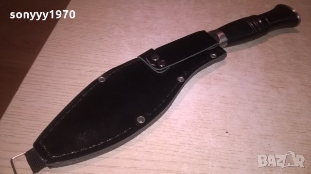 кукри с кожен калъф-35см, снимка 4 - Колекции - 26262722