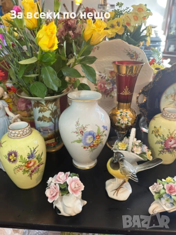 Höchst Porzellan-Manufaktur Germany  Mainz Circa 1977 Код P1692, снимка 5 - Вази - 52960336