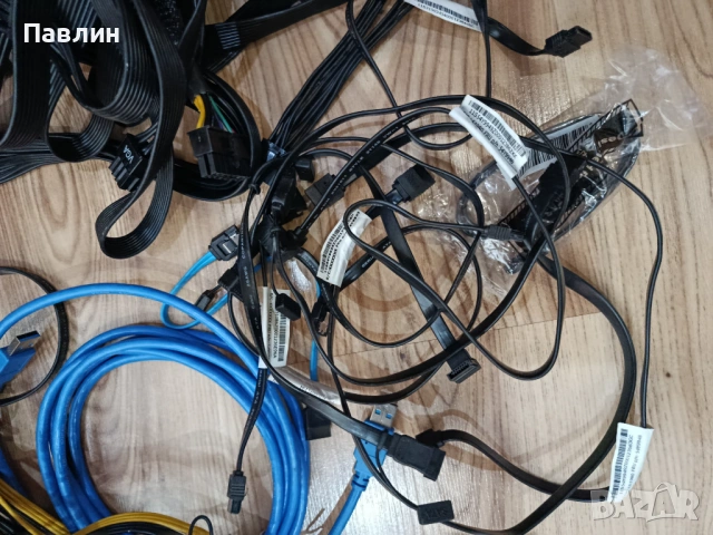 Захранващи и SATA кабели за захранване и видео карти, снимка 2 - Кабели и адаптери - 53572845