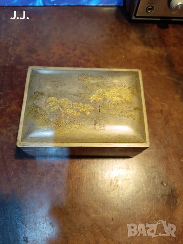 Винтидж кутия папие-маше / Papier Mache ,сет от 4-броя, снимка 5 - Антикварни и старинни предмети - 43944593