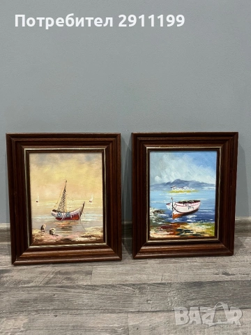 Маслена картина, комплект от 6 бр., снимка 8 - Картини - 53389460