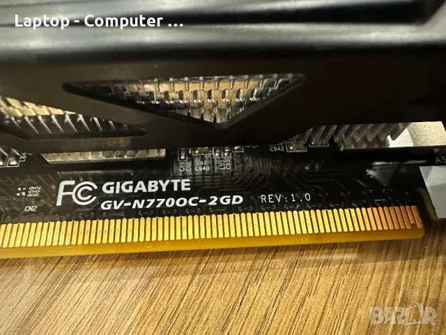Геймърска видео карта Gigabyte GV-N770OC-2GD / GTX770 2GB 256bit., снимка 5 - Видеокарти - 47856882