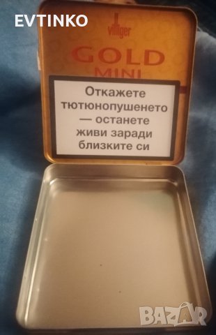 Метални табакери от пурети Villiger mini и Meharis , снимка 3 - Табакери - 43356570