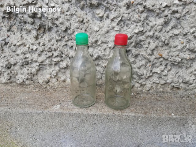 Стари ракийни шишета 100 грама , снимка 1