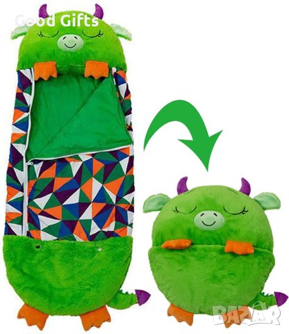 2в1 Детски спален чувал HAPPY NAPPERS , Динозавър, снимка 7 - Спални чували за бебета и деца - 43389724