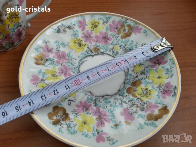 Руски порцеланов сервиз за чай ЛФЗ, снимка 7 - Антикварни и старинни предмети - 30711285