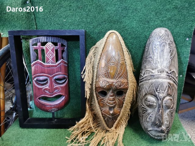 Африкански маски , снимка 2 - Антикварни и старинни предмети - 39908817