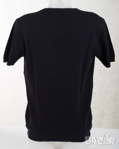 Мъжка блуза от фино плетиво в тъмносиньо Jimmy Sanders - L, снимка 2 - Блузи - 43083652