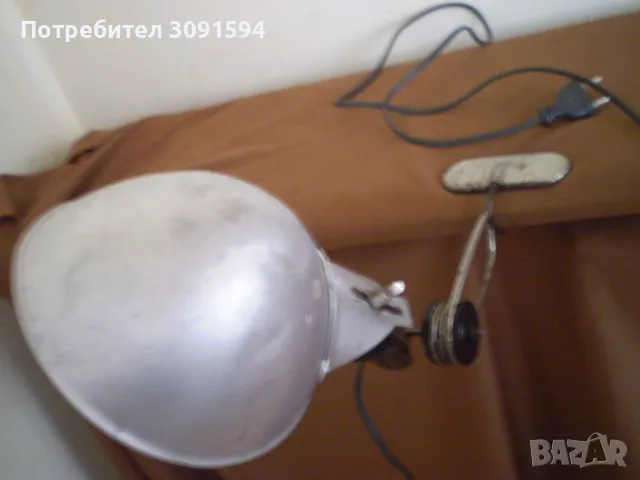 Винтидж осветителна  Рефлекторна лампа за фотограф, работна лампа СССР продукт, снимка 7 - Колекции - 49380996
