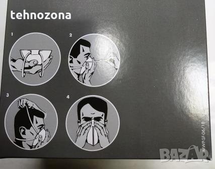 Професионална защитна полумаска за лице с дихателна клапа за многократна употреба., снимка 4 - Други стоки за дома - 28372475