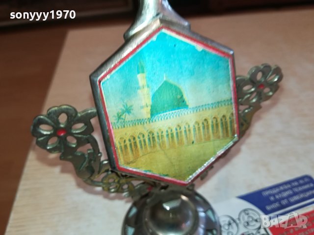 СТАРО МЕТАЛНО ОГЛЕДАЛЦЕ ОТ ФРАНЦИЯ 0412231122, снимка 5 - Антикварни и старинни предмети - 43265266