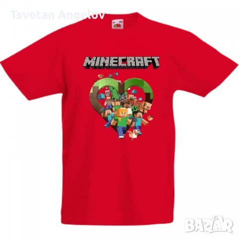 Детска тениска майнкрафт Minecraft 5, снимка 1 - Детски тениски и потници - 32697386