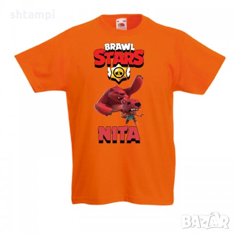 Детска тениска Nita 4 Brawl Stars, снимка 4 - Детски тениски и потници - 32921419