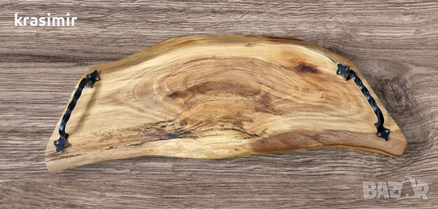 плато за сервиране и рязане от орех, снимка 6 - Аксесоари за кухня - 52619217