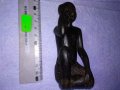 СТАРИННА АФРИКАНСКА АБАНОСОВА СТАТУЕТКА Ръчна ТРАДИЦИОННА МАЙСТОРСКА АРТ РАБОТА ФИГУРА АБАНОС 41378, снимка 12