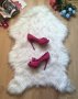 Розови обувки, снимка 1 - Дамски обувки на ток - 25594128
