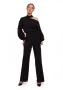 Елегантен дамски гащеризон в черен цвят M528 MOE, снимка 1