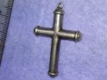 СТИЛЕН СРЕБЪРЕН ВИНТИДЖ АРТ КРЪСТ СРЕБРО ВИСОКА ПРОБА РЪЧНА ИЗРАБОТКА 18732, снимка 11