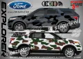 Ford Escape SK-SJV3-F-ES Кaмуфлаж Офроуд Джип Пикап Лодка Camouflage Off-Road стикери, снимка 4