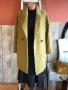 👢 Тренди палто в цвят горчица със съдържание на вълна🧡 м/л 💄, снимка 1 - Палта, манта - 43955018