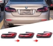 Тунинг стопове BMW 5 F10 F11 F18 2011 - 2017 г. визия на G серия DRL, снимка 4