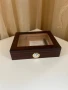 Стилен хумидор за пури – кедрово дърво, до 20 пури | 2 цвята, снимка 5