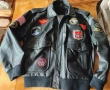 Avirex Top gun G1 Пилотско Авиаторско кожено яке бомбър USA XL, снимка 7