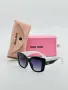 Слънчеви очила с UV400 защита с ПОДАРЪК 🎁 калъф и кутия Miu Miu 🕶 Versace Код D1273, снимка 11
