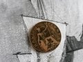 Монета - Великобритания - 1/2 (половин) пени | 1919г., снимка 1