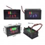 Цифров волтметър и индикатор за заряд на акумулаторна батерия, снимка 1 - Друга електроника - 36863662