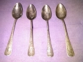  Малки немски лъжички 4 бр 150мм WMF Silver plated 12 , снимка 2