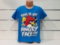 Нова детска тениска с трансферен печат Angry Birds, снимка 6