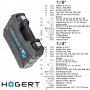 112 части Комплект Гедоре Hogert Technik Инструменти ГАРАНЦИЯ, снимка 4