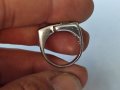 Сребърен пръстен 925 с родиево покритие, снимка 4