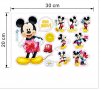 Малък лист Мики Маус сърце и Мини самозалепващ стикер лепенка за стена и мебел, снимка 2