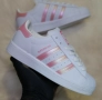 Adidas Superstar Бели с Розови Ленти, снимка 1