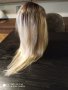 Нова перука естествен косъм 60% и 40% синтетика , снимка 1 - Аксесоари за коса - 43834537