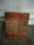 Плетен ратанов кош с текстил отвътре , снимка 2