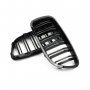 Решетки Бъбреци за БМВ BMW 5 серия F10 F11 2010+ Черен Гланц Двойни, снимка 4
