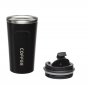 Термочаша Mercado Trade, С капак, За топли напитки, 500 мл., Метал, Черна, снимка 3