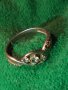 ВЕЛИКОЛЕПЕН СТАР СРЕБЪРЕН СКЪПОЦЕНЕН АРТ НУВО ПРЪСТЕН ВИСОКА ПРОБА СРЕБРО МАЙСТОРКА ИЗРАБОТКА 40546, снимка 18