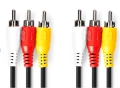 Audio-video кабели и преходници RCA /Sсart, снимка 1