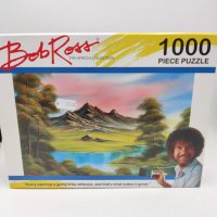 Bob Ross пъзел пейзаж 1000 части , снимка 1 - Игри и пъзели - 43987124