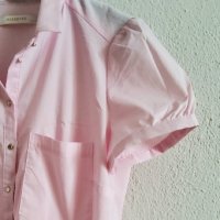 Бебешко Розова памучна риза- боди, снимка 5 - Ризи - 37754650