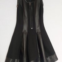Елегантна черна рокля, снимка 5 - Рокли - 40739759